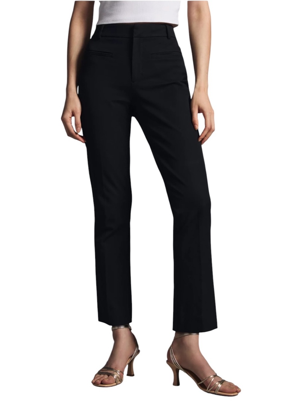Anthropologie Maeve Essential Slim Kick Flare Pants size 8 like new condition